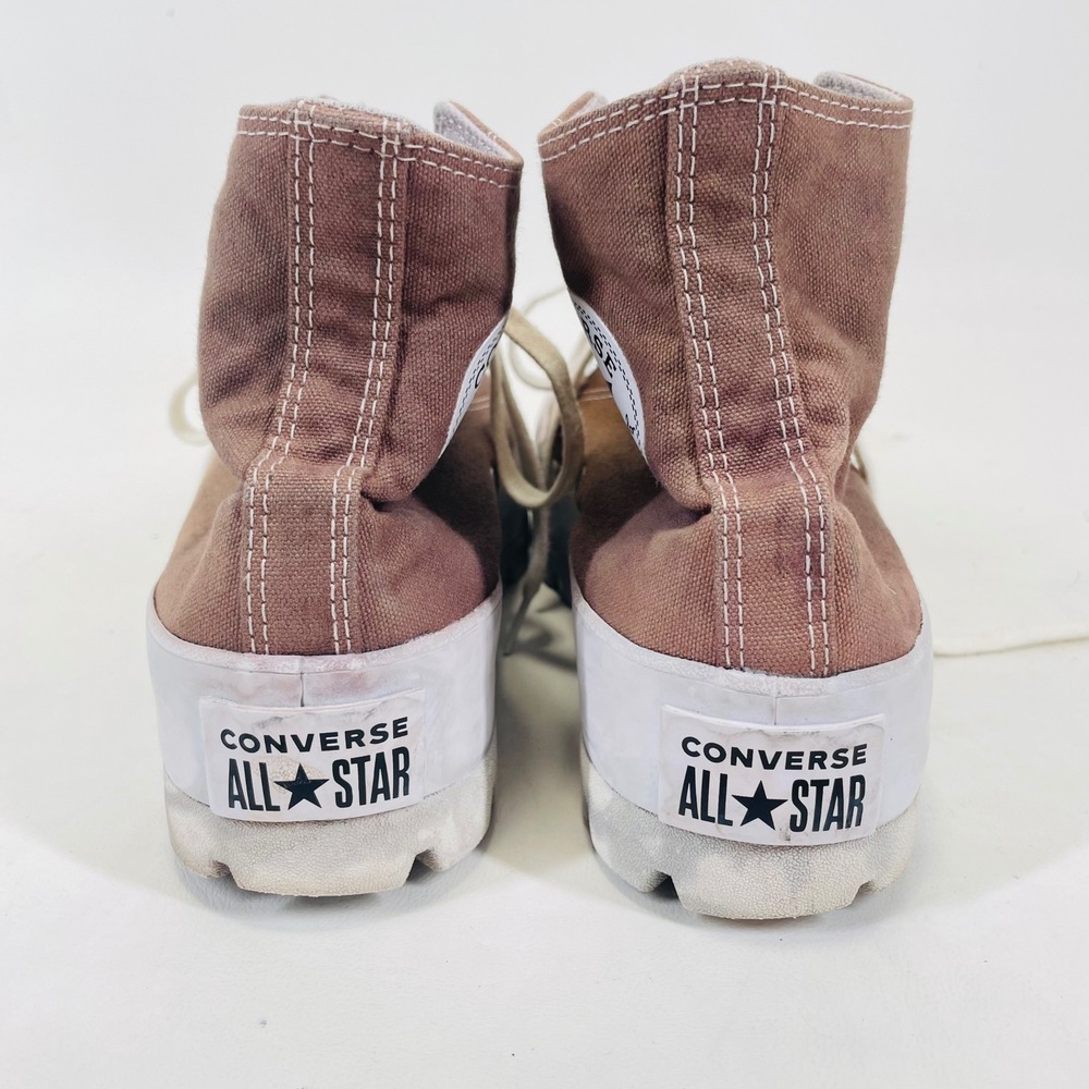 Converse Chuck Taylor All Star Lugged Brown High Top Sneakers 565902C Womens 8 - Picture 6 of 8